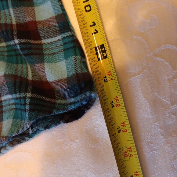 Bit & Bridle Large Flannel Western Style Pearl Snap 100% Cotton Flannel Shirt - Picture 11 of 13